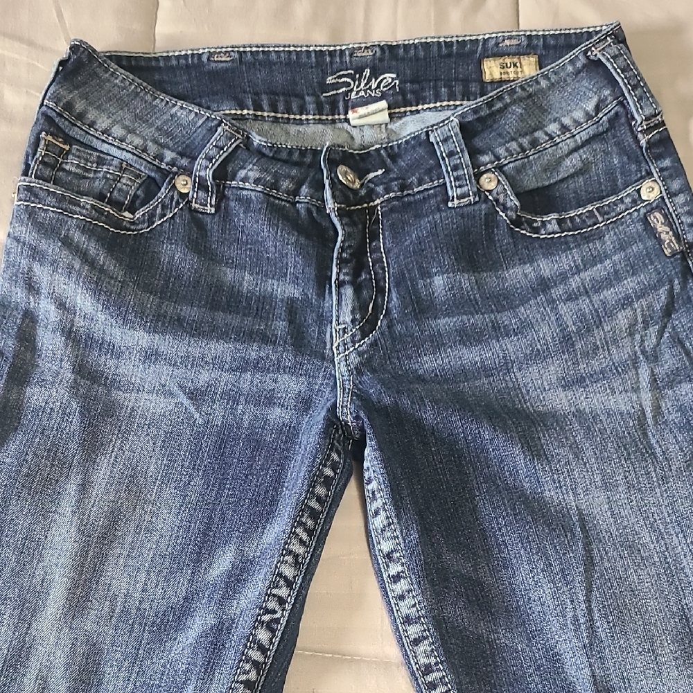 Silver Jeans Blue Straight Leg Classic Denim